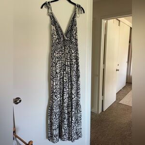Black and White Maxi Dress